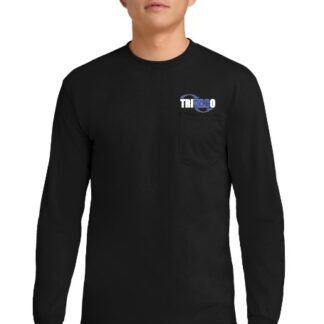 Ultra Cotton® 100% US Cotton Long Sleeve T-Shirt with Pocket