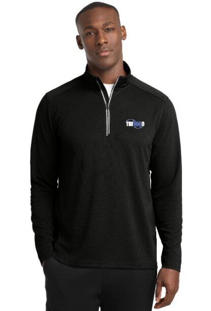 Sport-Tek® Sport-Wick® Textured 1/4-Zip Pullover