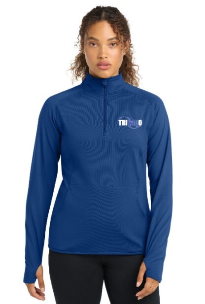 Sport-Tek® Women's Sport-Wick® Stretch 1/4-Zip Pullover